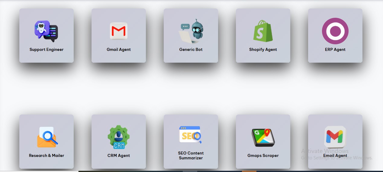 screenshot of AI Agent for Sales